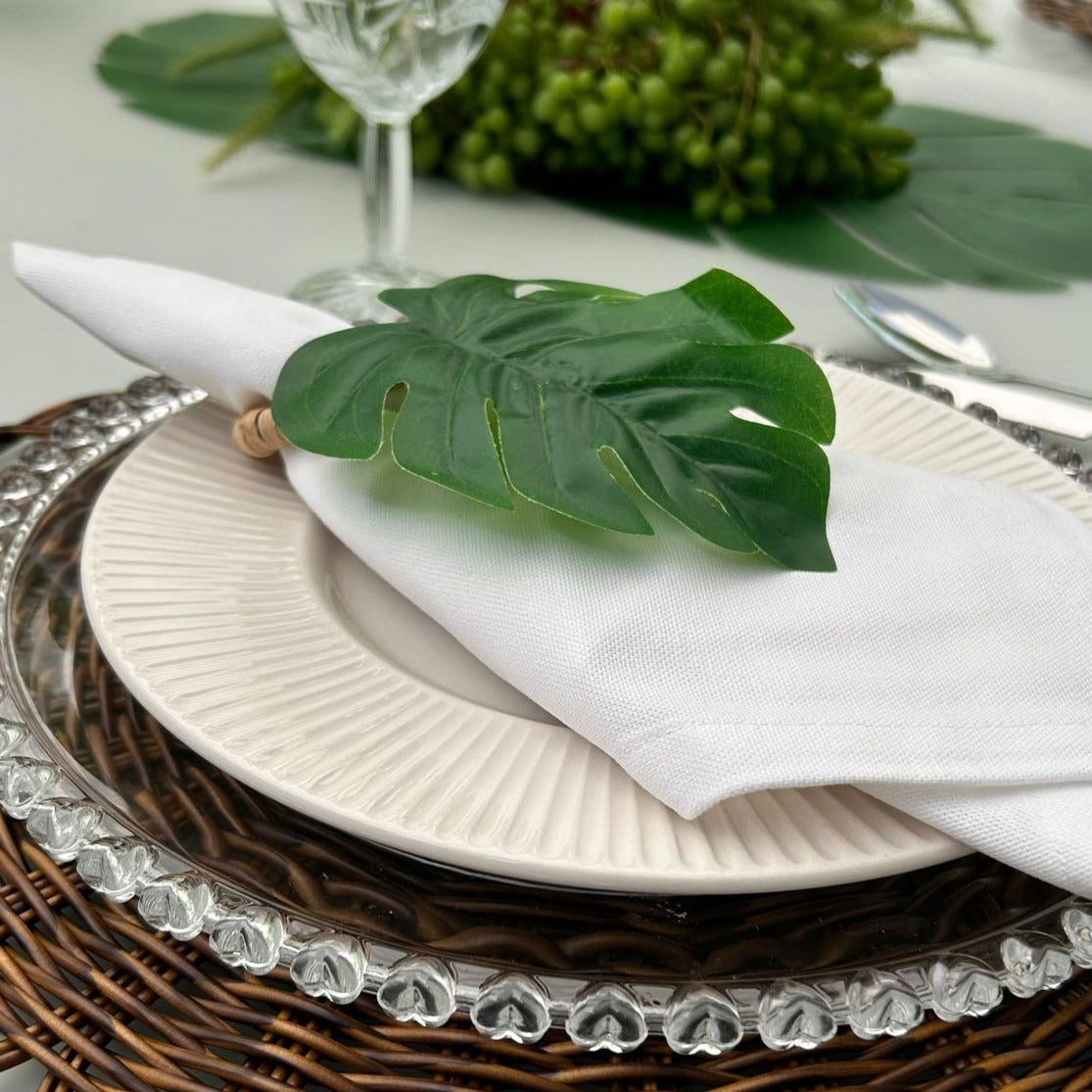 Rond de serviette - Feuilles de Monstera