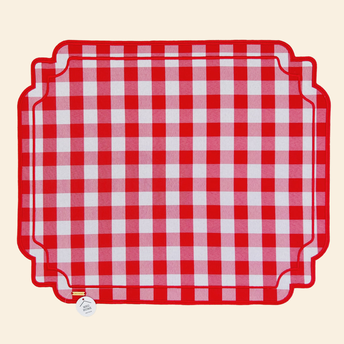 Set de table - Vick rouge
