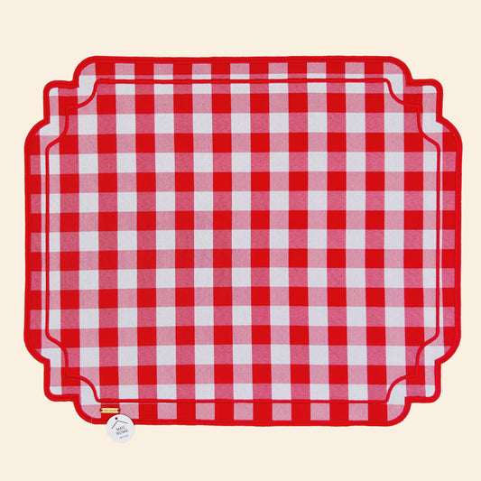Set de table - Vick rouge