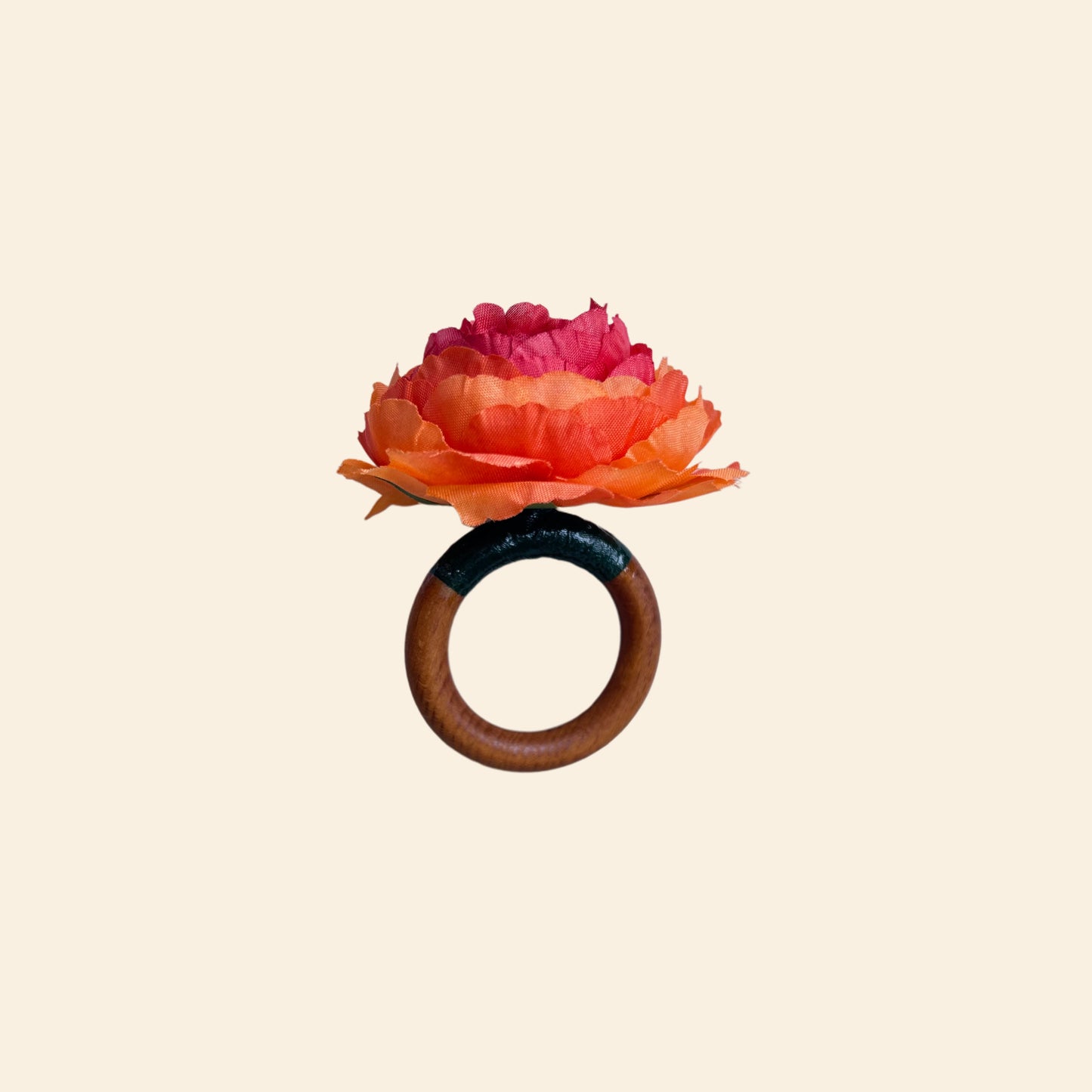 Anneau de serviette Pivoine - vendu à l'unité