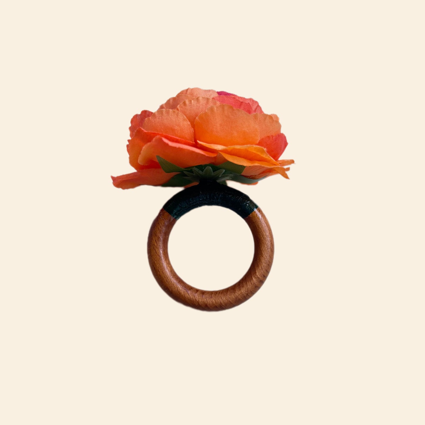 Anneau de serviette Pivoine - vendu à l'unité