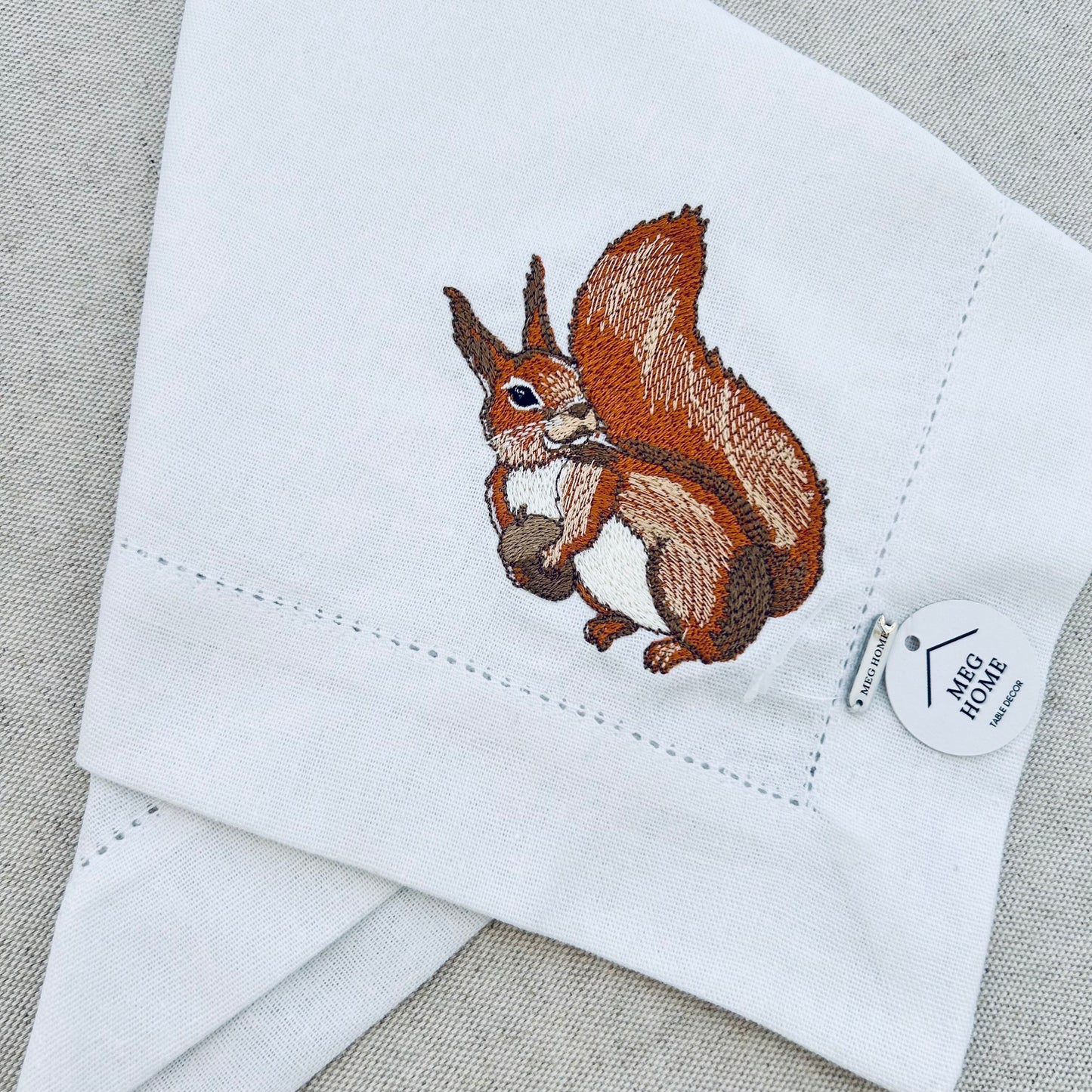 Serviette de table - Écureuil