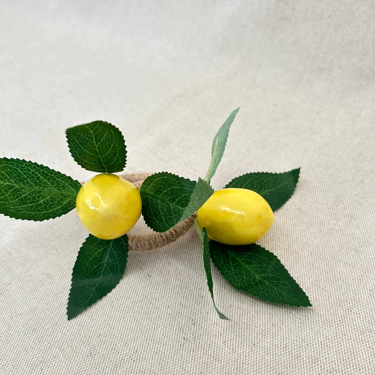 Rond de serviette - Citron