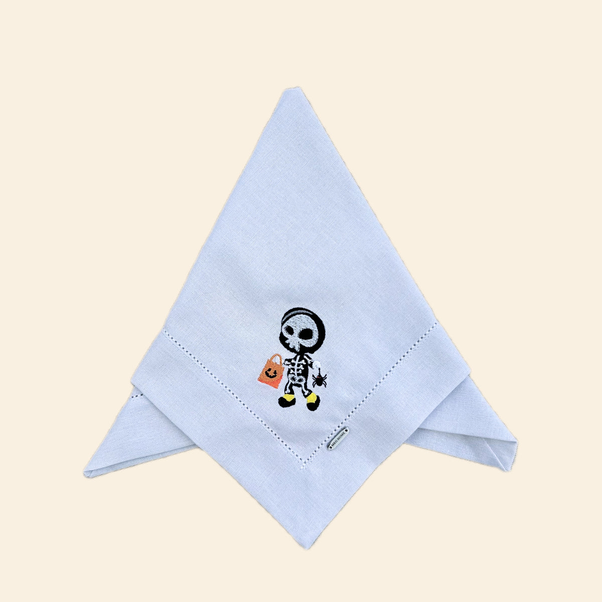 Serviette de table - Squelette