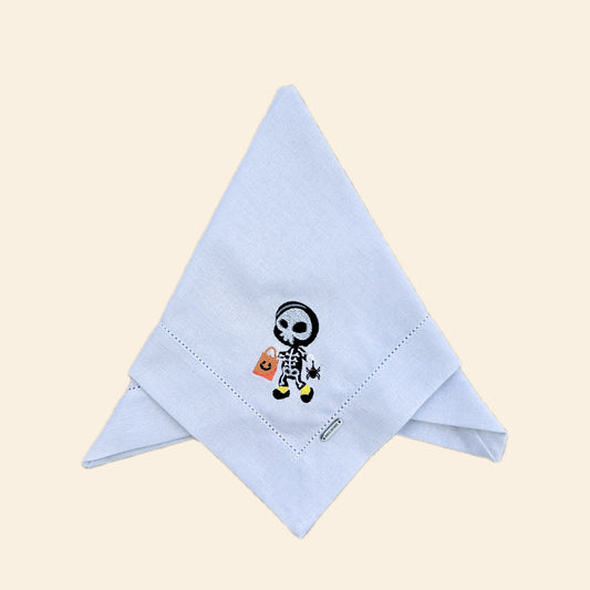 Serviette de table - Squelette