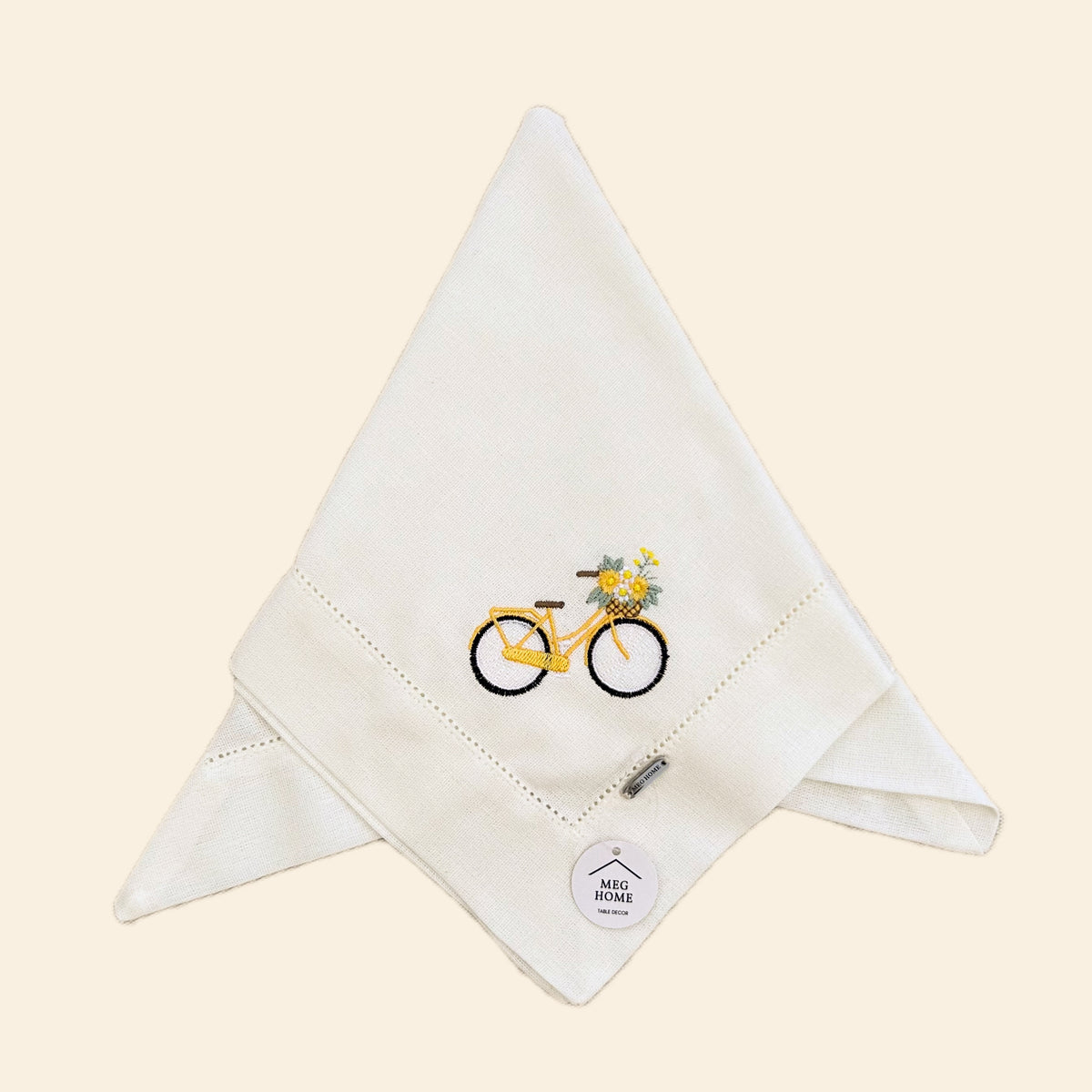 Serviette de table - Margot jaune