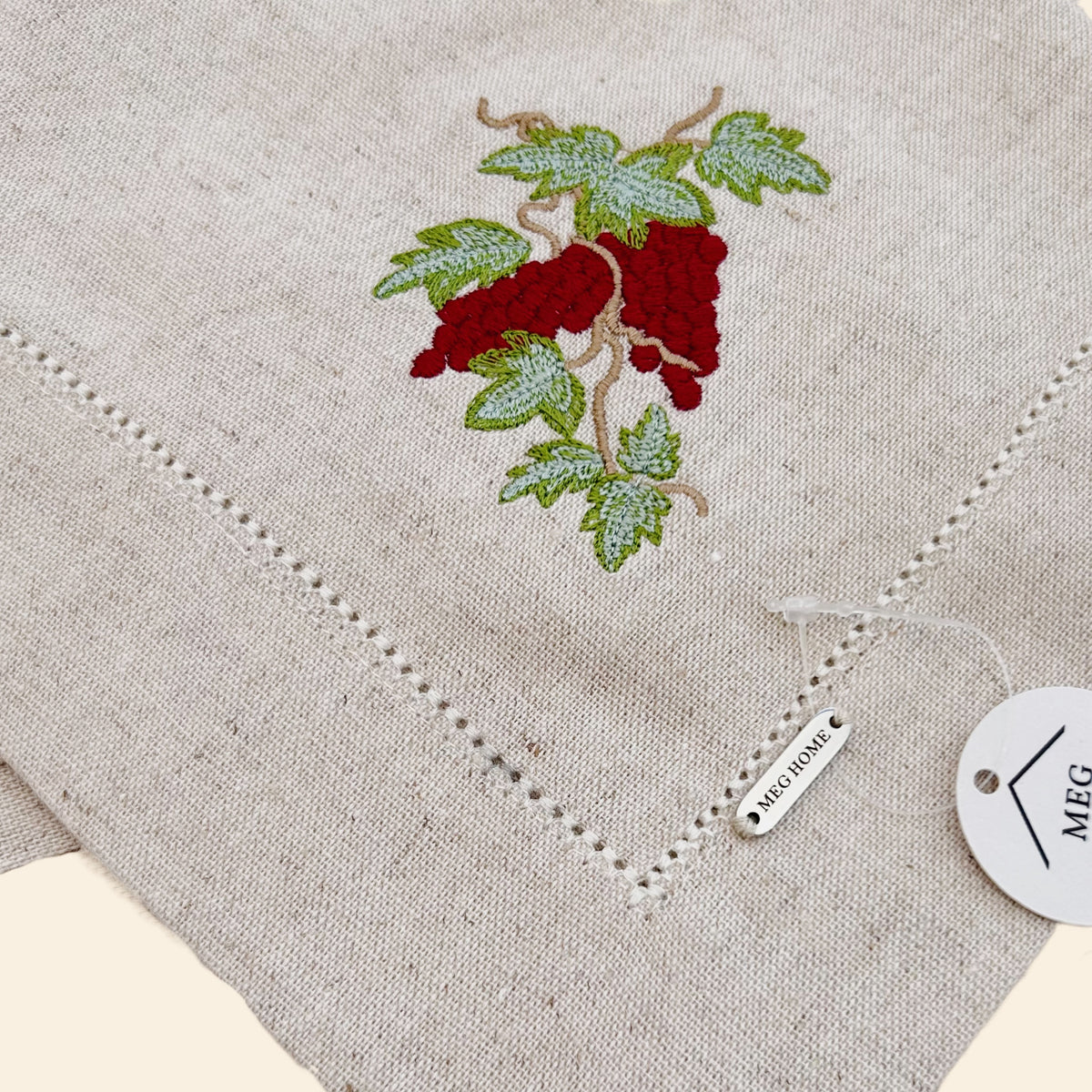 Serviette de table - Raisins