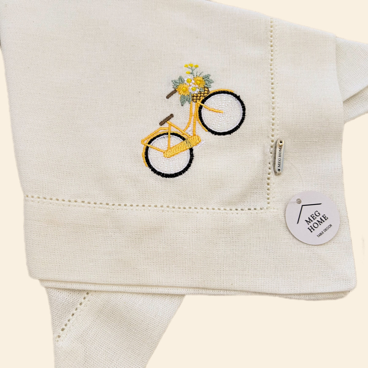 Serviette de table - Margot jaune