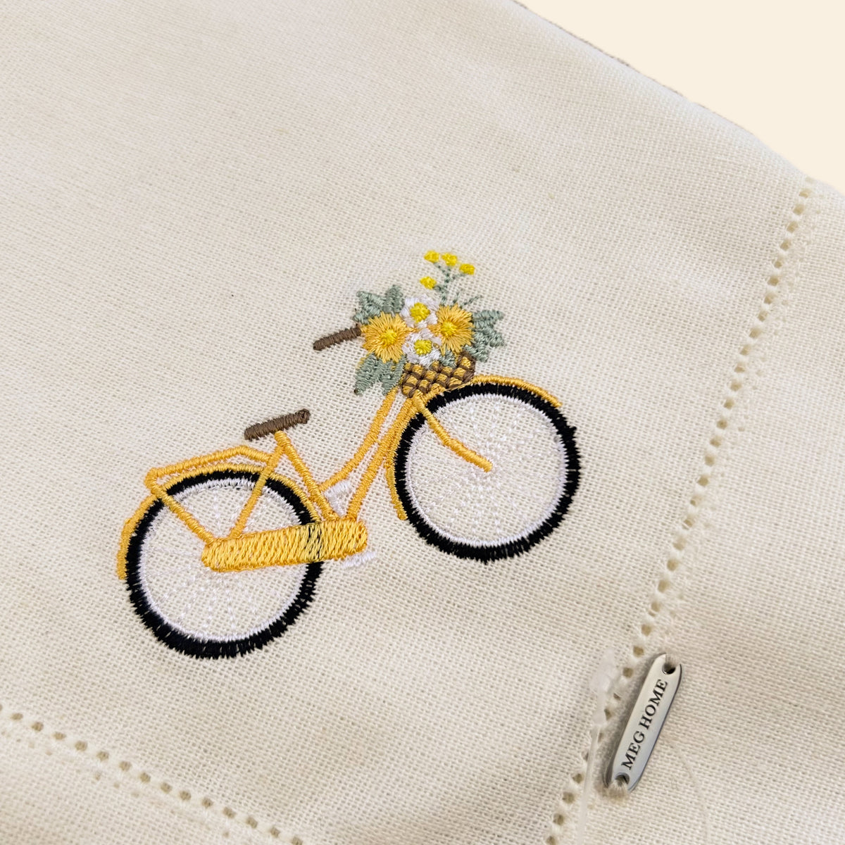 Serviette de table - Margot jaune