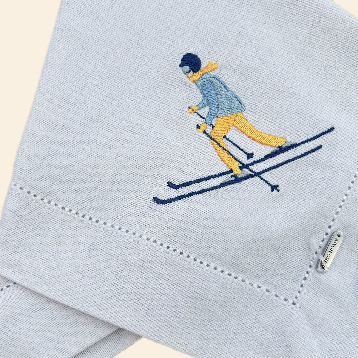 Serviette de table - ski
