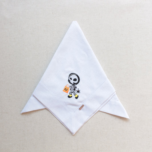 Serviette de table - Squelette