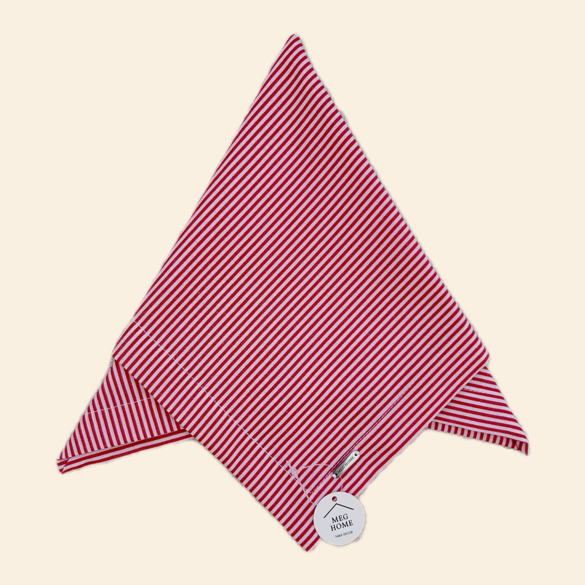 Serviette de table - Ryette rouge