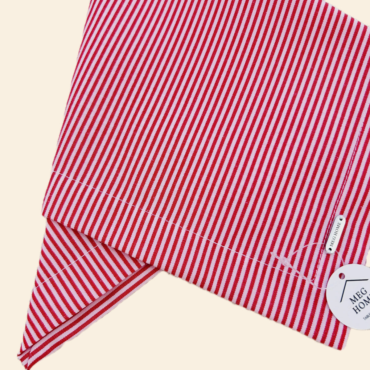 Serviette de table - Ryette rouge