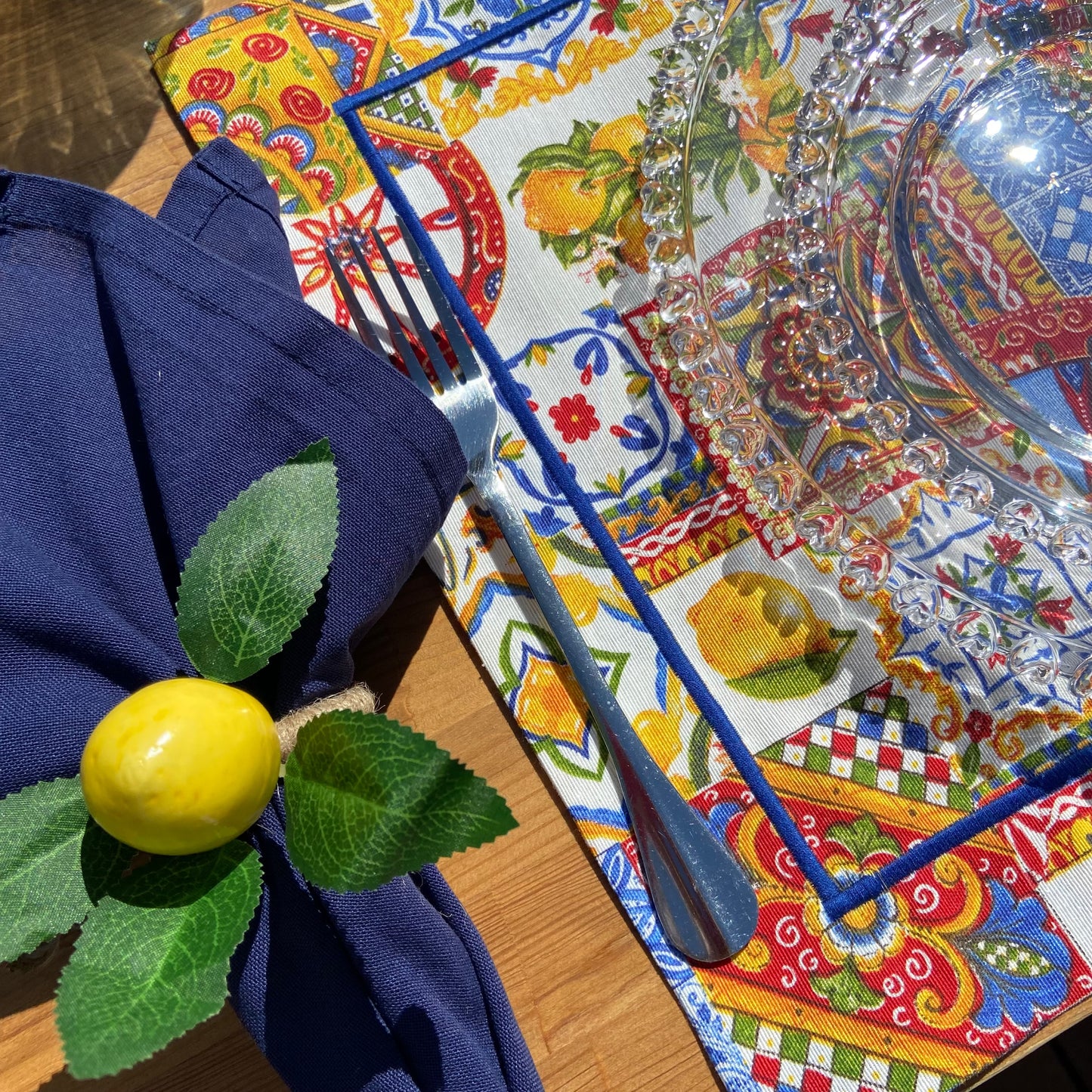 Rond de serviette - Citron